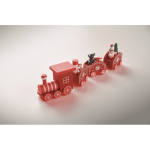 Printable wooden Christmas train, figurines fifth photographic view
