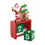 Christmas desk calendar, countdown mixed colour second view