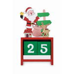 Christmas desk calendar, countdown mixed colour third view