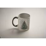 Ceramic mug, Christmas design, matching handle, 300 ml photographic view