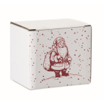 Ceramic mug, Christmas design, matching handle, 300 ml third view