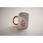 Ceramic mug, Christmas design, matching handle, 300 ml photographic view
