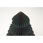 Foldable paper ornament, Christmas tree shape green colour second photographic view