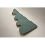 Foldable paper ornament, Christmas tree shape green colour third photographic view