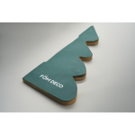 Foldable paper ornament, Christmas tree shape green colour main view