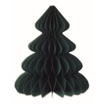 Foldable paper ornament, Christmas tree shape green colour fourth view