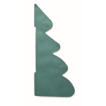 Foldable paper ornament, Christmas tree shape green colour fifth view