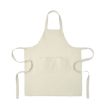 Apron, adjustable neck, front pockets, 240 g/m2