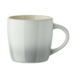 Ceramic mug, assorted colours, gradient design, 300 ml white colour eighth view