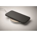 Wireless phone charger, cotton and cork, 15W white colour fourth photographic view