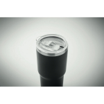 Stainless steel tumbler, sliding lid opening, 550 ml black colour eighth view