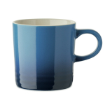 Ceramic mug, colour gradient, white interior, 290 ml blue colour eighth view
