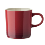 Ceramic mug, colour gradient, white interior, 290 ml red colour eighth view