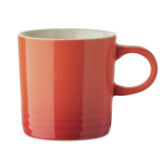 Ceramic mug, colour gradient, white interior, 290 ml orange colour eighth view