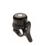Bicycle bell, tracker, Apple® compatible black colour view with print area
