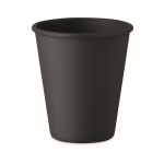 Reusable single-wall cup, corn material, 200 ml black colour