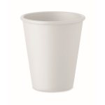 Reusable single-wall cup, corn material, 200 ml white colour