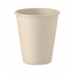 Reusable single-wall cup, corn material, 200 ml beige colour