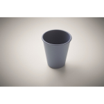 Reusable single-wall cup, corn material, 200 ml matt black colour second photographic view