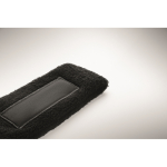 Exercise headband, custom patch black colour fourth photographic view