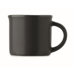 Branded, ceramic espresso mug, 40 ml black colour fourth view