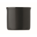 Branded, ceramic espresso mug, 40 ml black colour fifth view