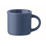 Branded, ceramic espresso mug, 40 ml blue colour