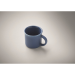 Branded, ceramic espresso mug, 40 ml blue colour second photographic view