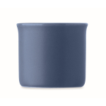 Branded, ceramic espresso mug, 40 ml blue colour fifth view