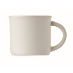 Branded, ceramic espresso mug, 40 ml white colour fourth view