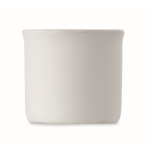 Branded, ceramic espresso mug, 40 ml white colour fifth view