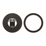 Circular magnetic iPhone® holder, bottle opener included black colour sixth view