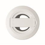 Circular magnetic iPhone® holder, bottle opener included white colour fifth view