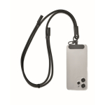 Mobile lanyard, charging and data transfer cable black colour second view