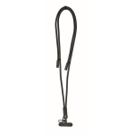 Mobile lanyard, charging and data transfer cable black colour third view
