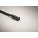 Mobile lanyard, charging and data transfer cable black colour eighth photographic view