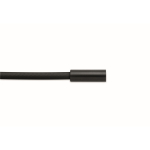 Mobile lanyard, charging and data transfer cable black colour ninth view