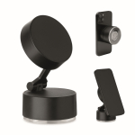 Magnetic phone holder, charging option black colour