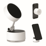 Magnetic phone holder, charging option white colour