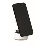 Magnetic phone holder, charging option white colour fourth view