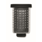 Stainless steel tea infuser, plastic hook black colour