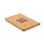 Cork passport holder, card compartment beige colour fourth main view