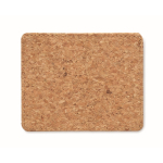 Cork card holder, 3 cards, main compartment beige colour fourth view