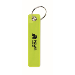 Classic “Remove before flight” keyring, reflective neon yellow colour main view