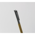 Twist-action pen, recycled materials, blue ink green colour fourth photographic view