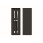 Pen and roller set, case included, blue and black ink black colour second view