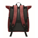Roll-top laptop backpack, trolley strap, 15'' fifth view