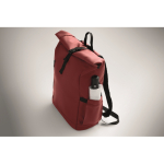 Roll-top laptop backpack, trolley strap, 15'' photographic view