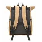 Roll-top laptop backpack, trolley strap, 15'' fifth view