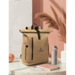 Roll-top laptop backpack, trolley strap, 15'' main ambient view